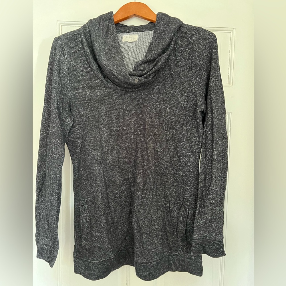 Lou & Grey cowl neck sweatshirt with pockets